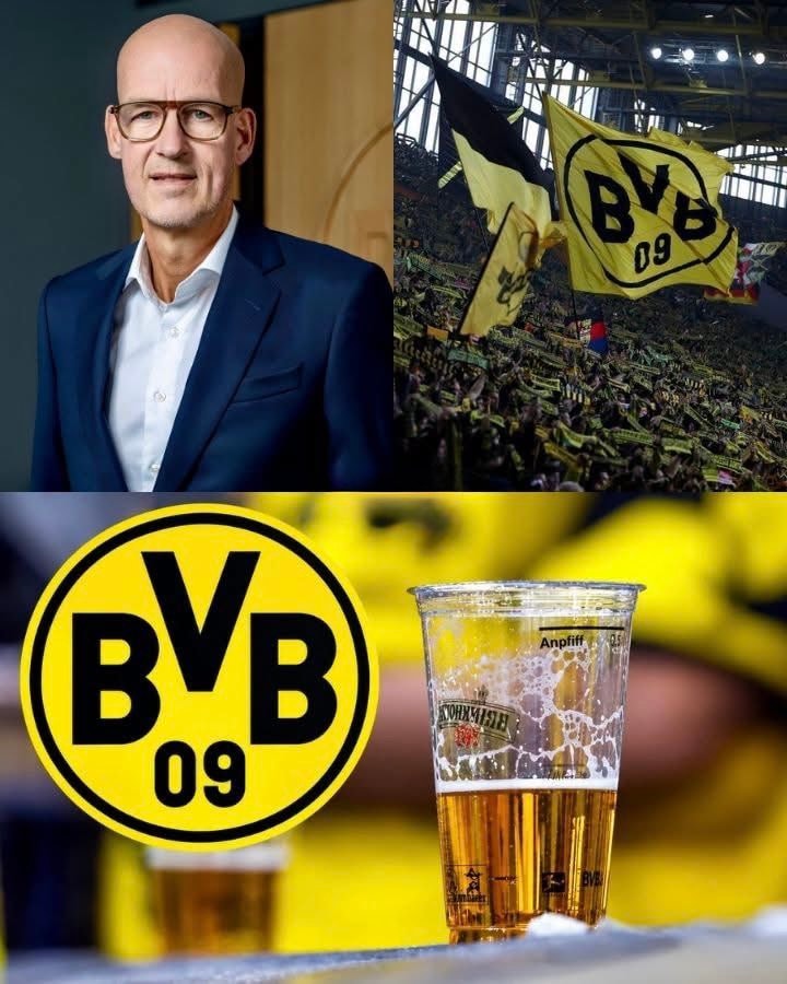 Borussia Dortmund Carsten Cramer pays for beers