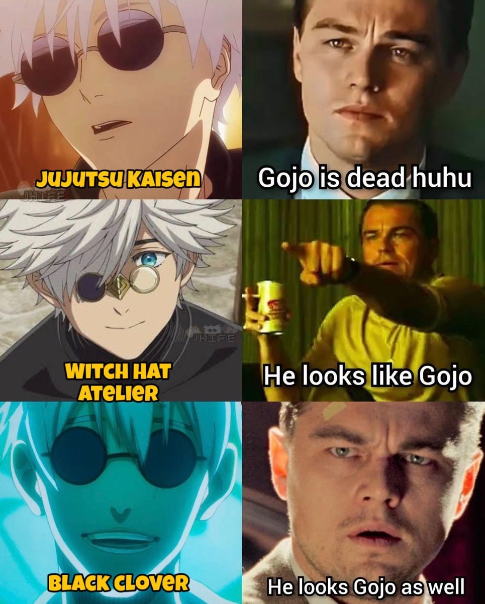 Gojo everywhere meme