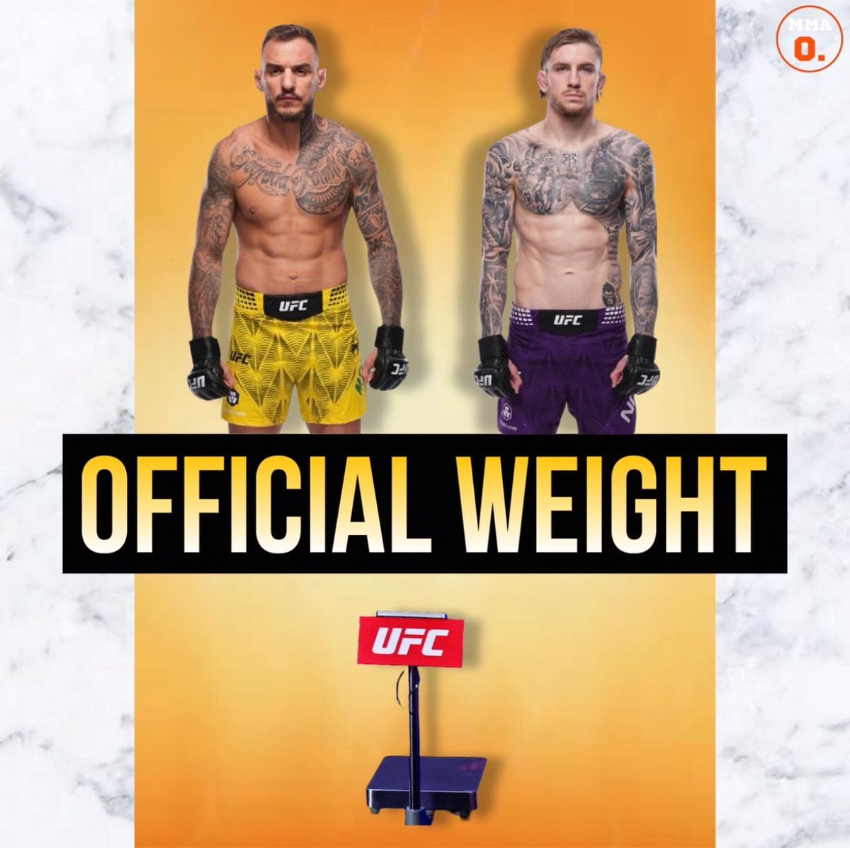 Francis Marshall misses weight UFCVegas123