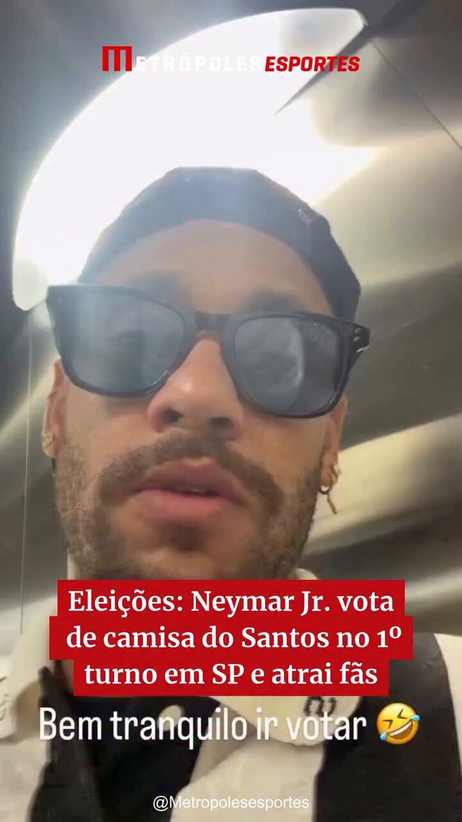 Neymar votes in Santos jersey Neymar votes in Santos jersey