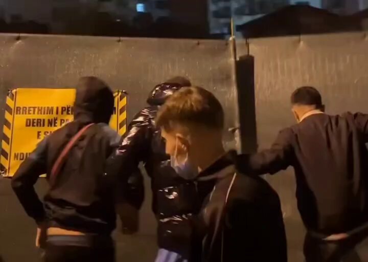 Albania student protests in Tirana