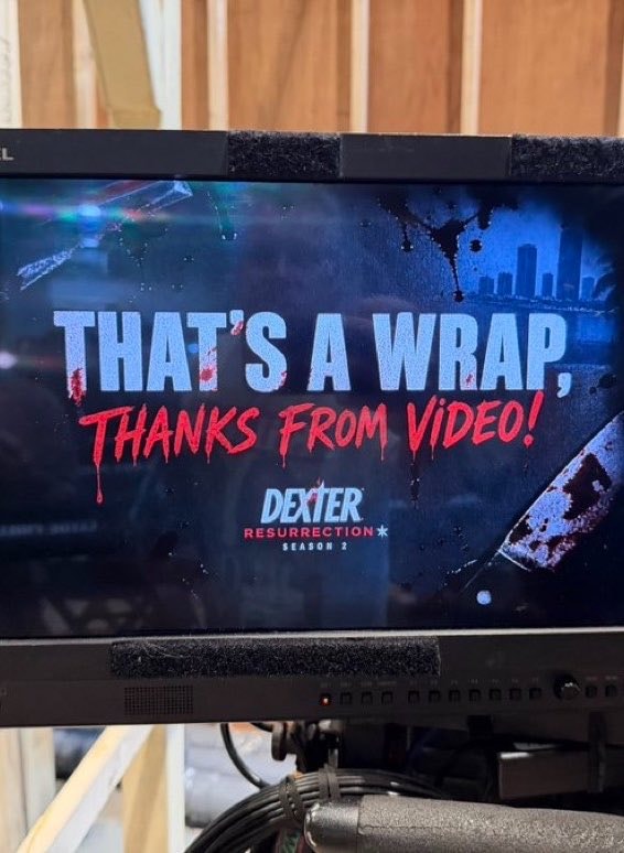 Dexter Resurrection season 2 wrap (photo 2 of 2)
