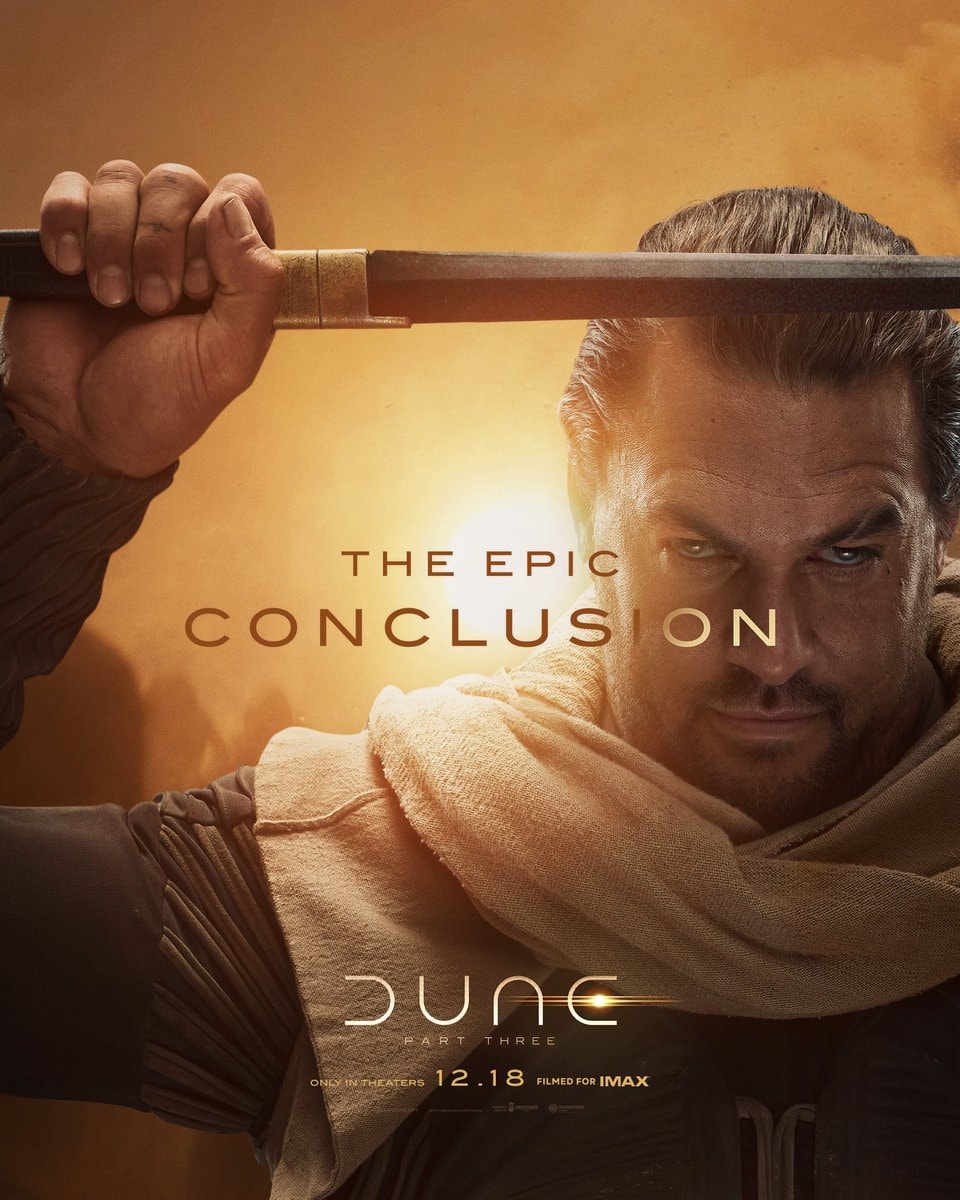 Dune Part 3 posters Zendaya Jason Momoa (photo 3 of 4)