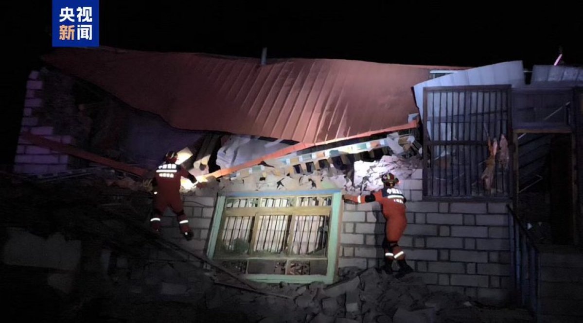 Nagqu city earthquake rescue efforts