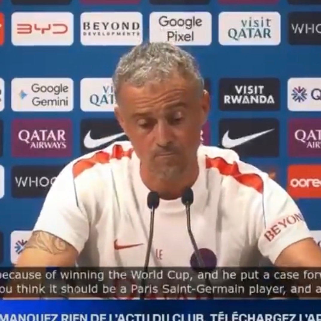 Luis Enrique defends PSG for Ballon d'Or over Mbappe