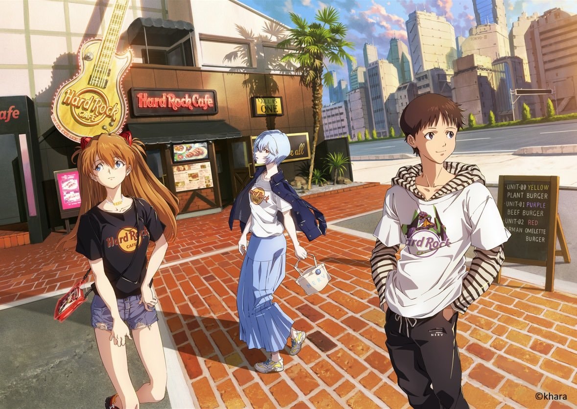 Evangelion Hard Rock Cafe collab