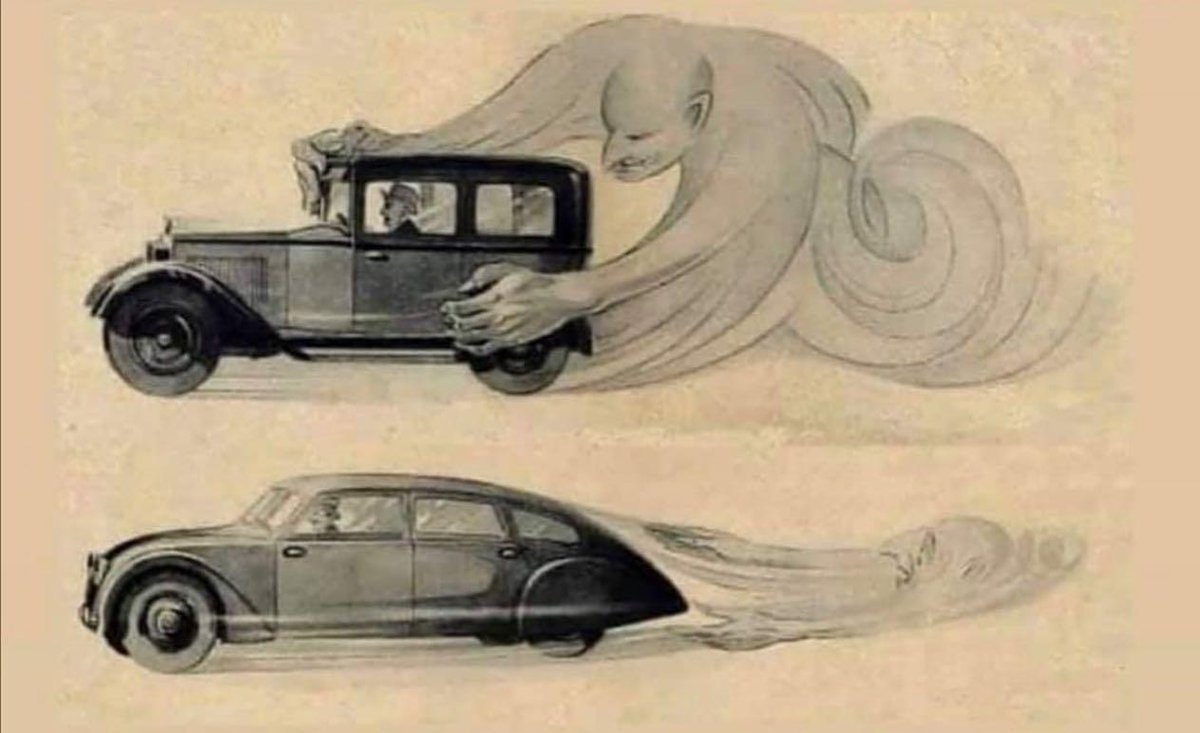 1934 car aerodynamics ad
