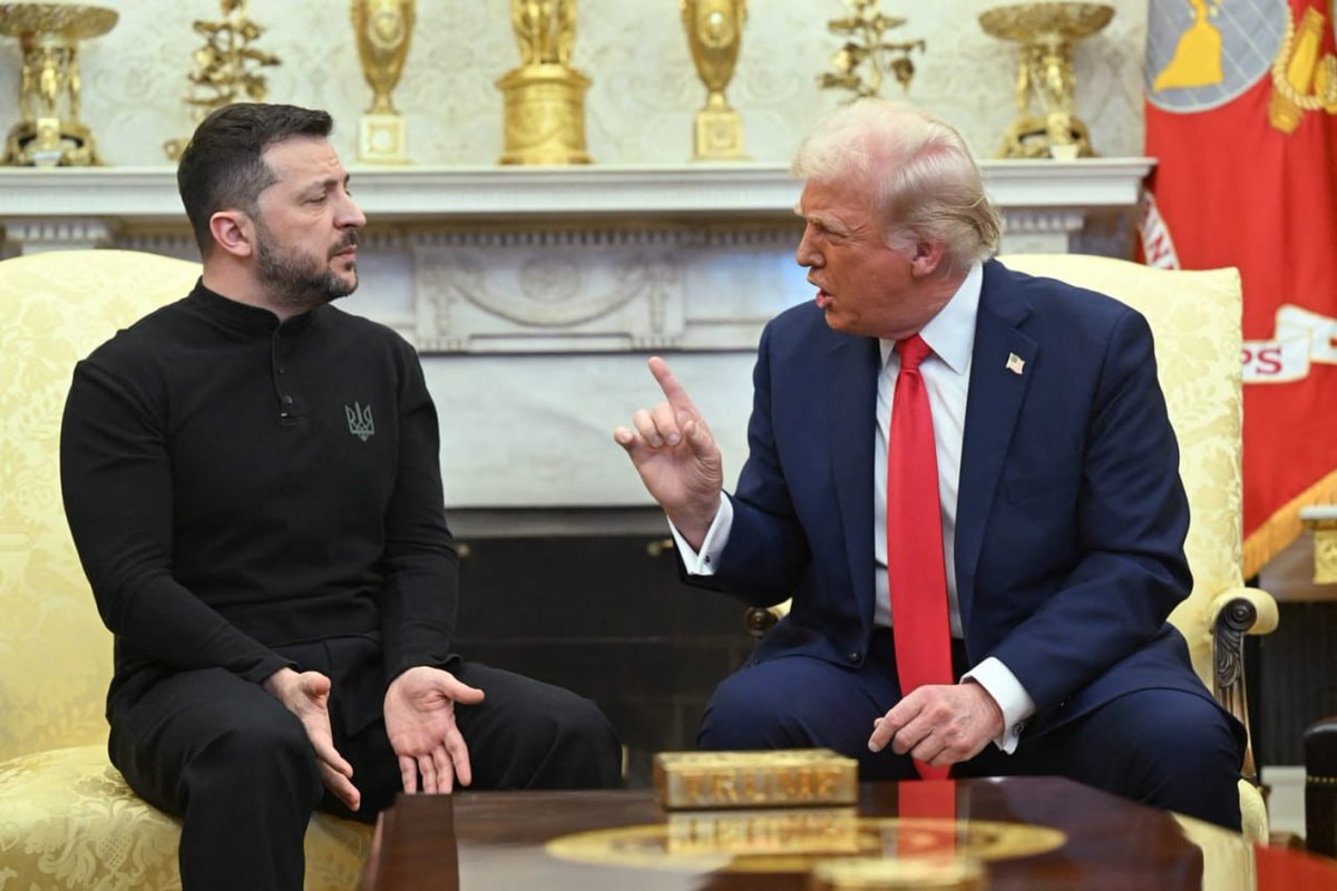 Trump and Zelenskyy at G7 France