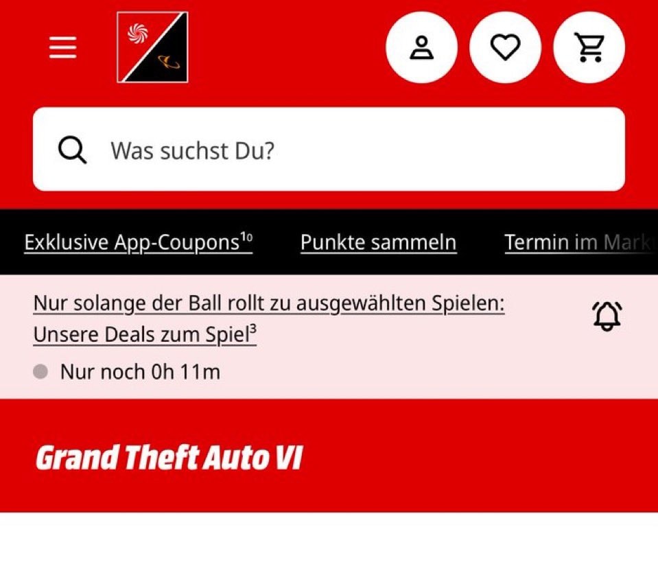 GTA 6 pre-order preparations at MediaMarkt