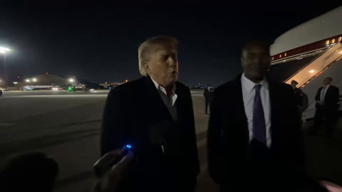 Trump on Iran negotiations and Evander