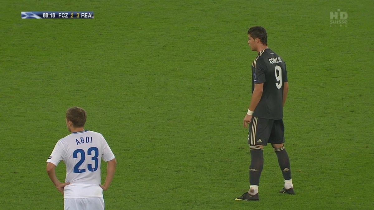 Cristiano Ronaldo Real Madrid Champions League debut Cristiano Ronaldo Real Madrid Champions League debut
