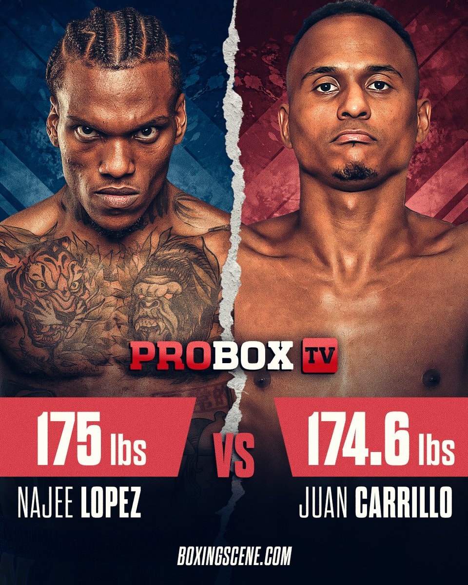 Najee Lopez Juan Carrillo weigh-in