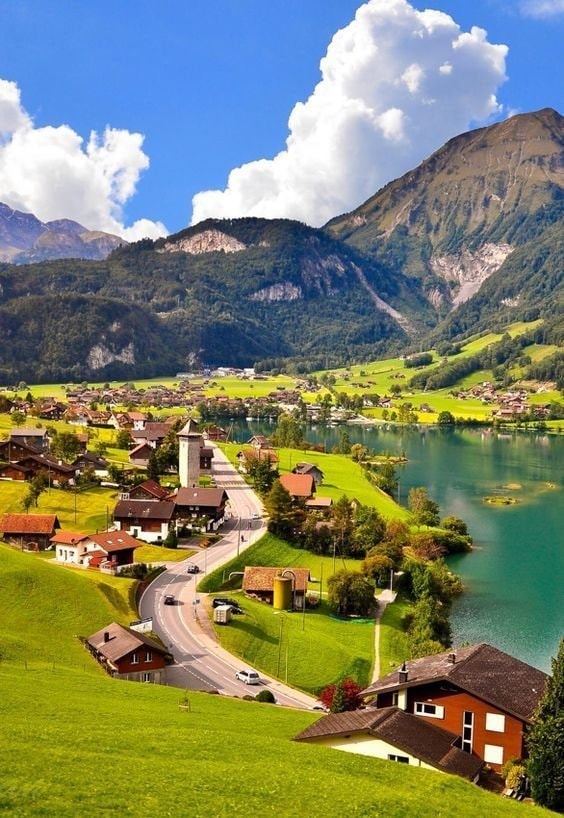 Switzerland mountain village train (photo 2 of 4)