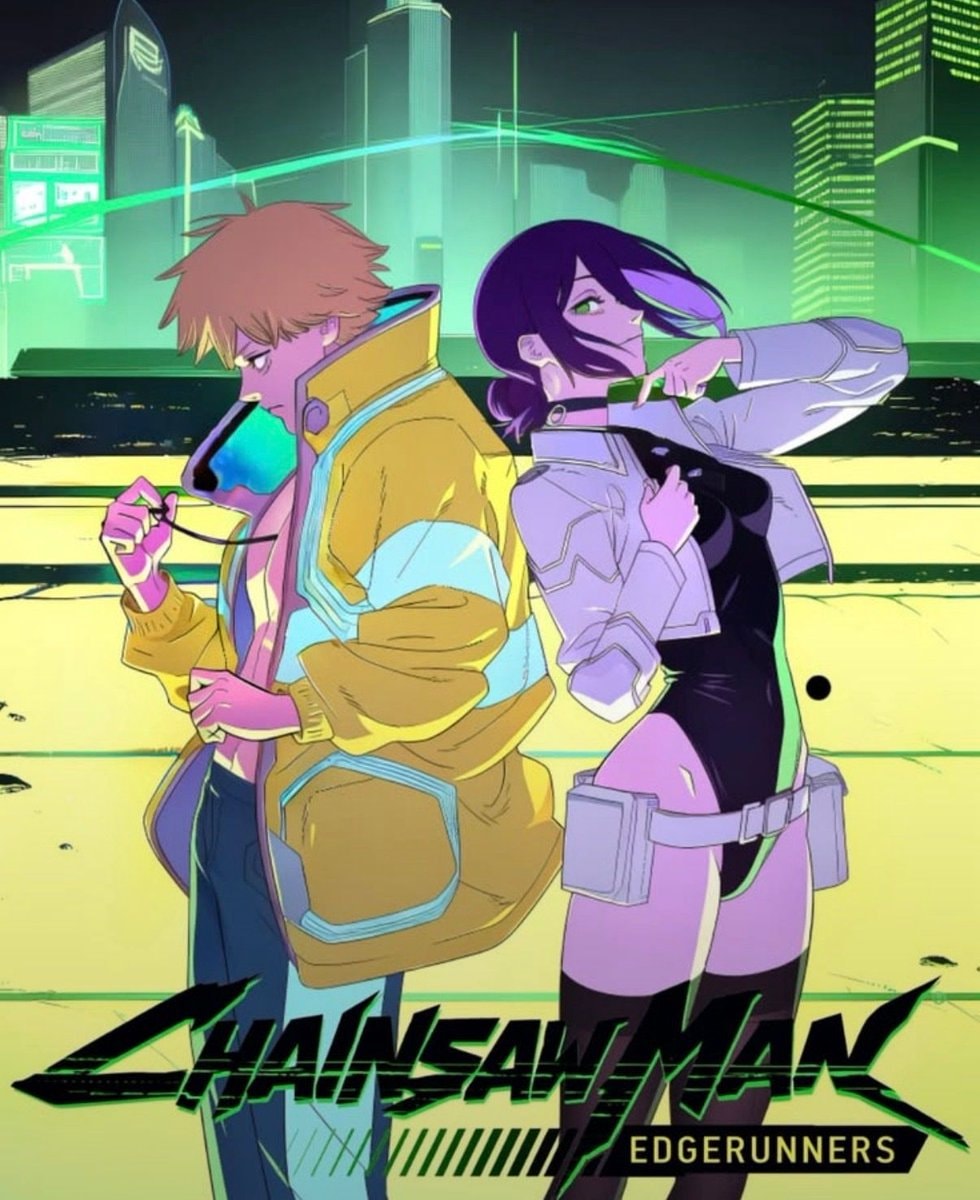 Chainsaw Man Cyberpunk crossover