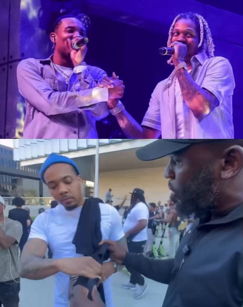 G Herbo supports Lil Durk at courthouse