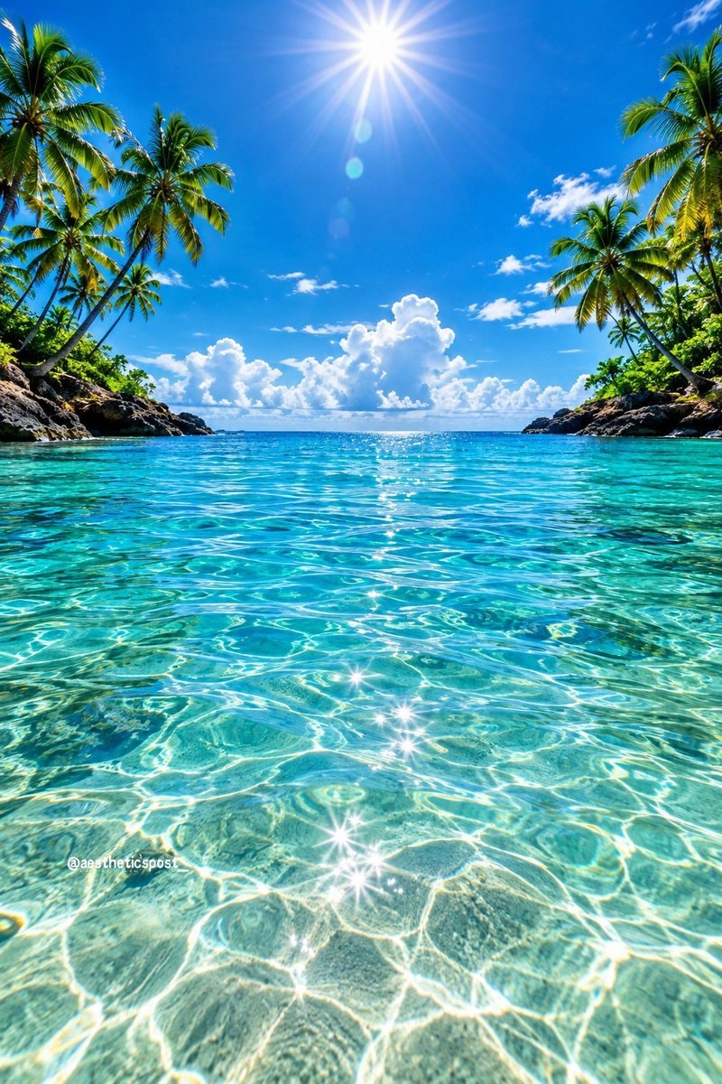 tropical beach paradise