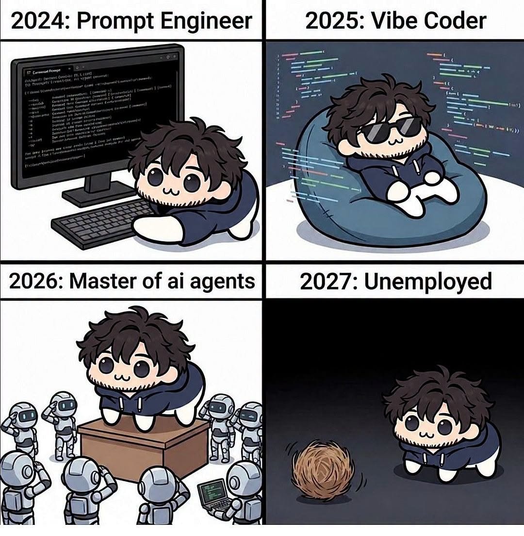 career path evolution meme