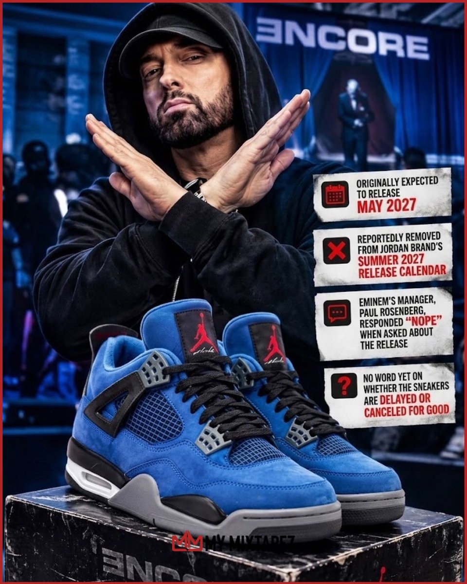 Eminem Air Jordan 4 Encore update
