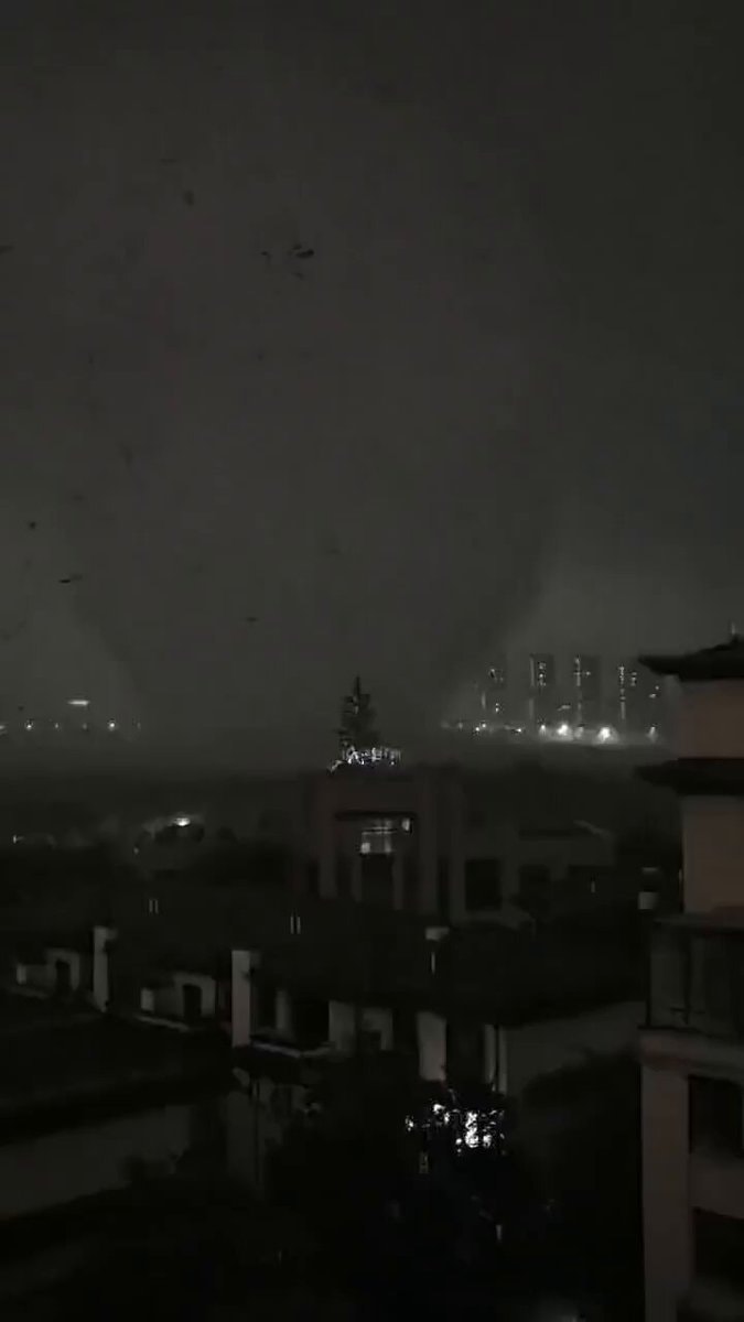 Huanggang China tornado destruction