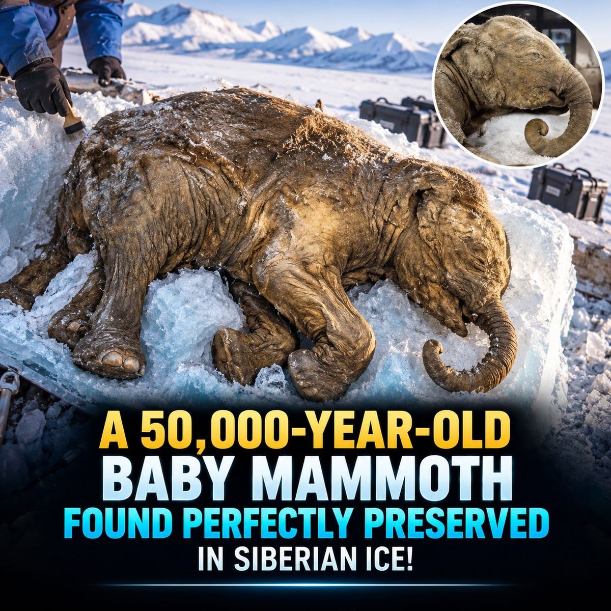 Yana baby mammoth found in Siberia