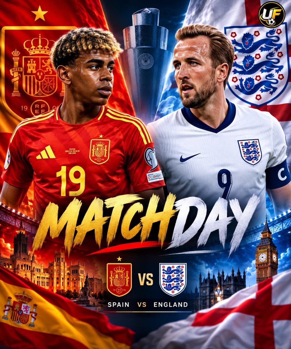 Spain vs England at Wembley