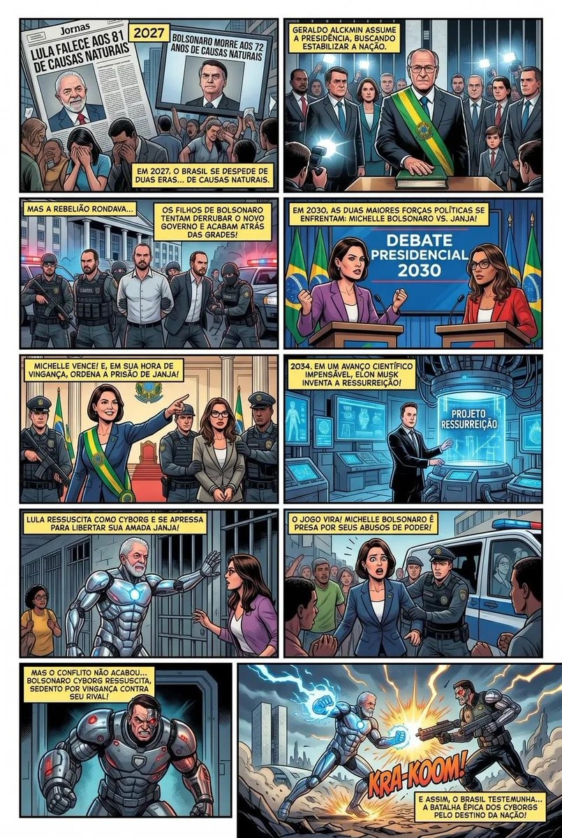 Brazil 2034 cyborg comic