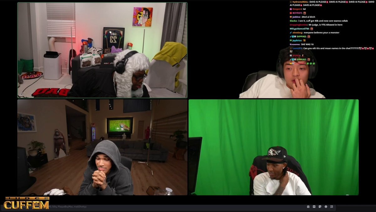Silky and PlaqueBoyMax Twitch moment