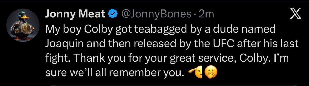 Jonny Meat beef continues