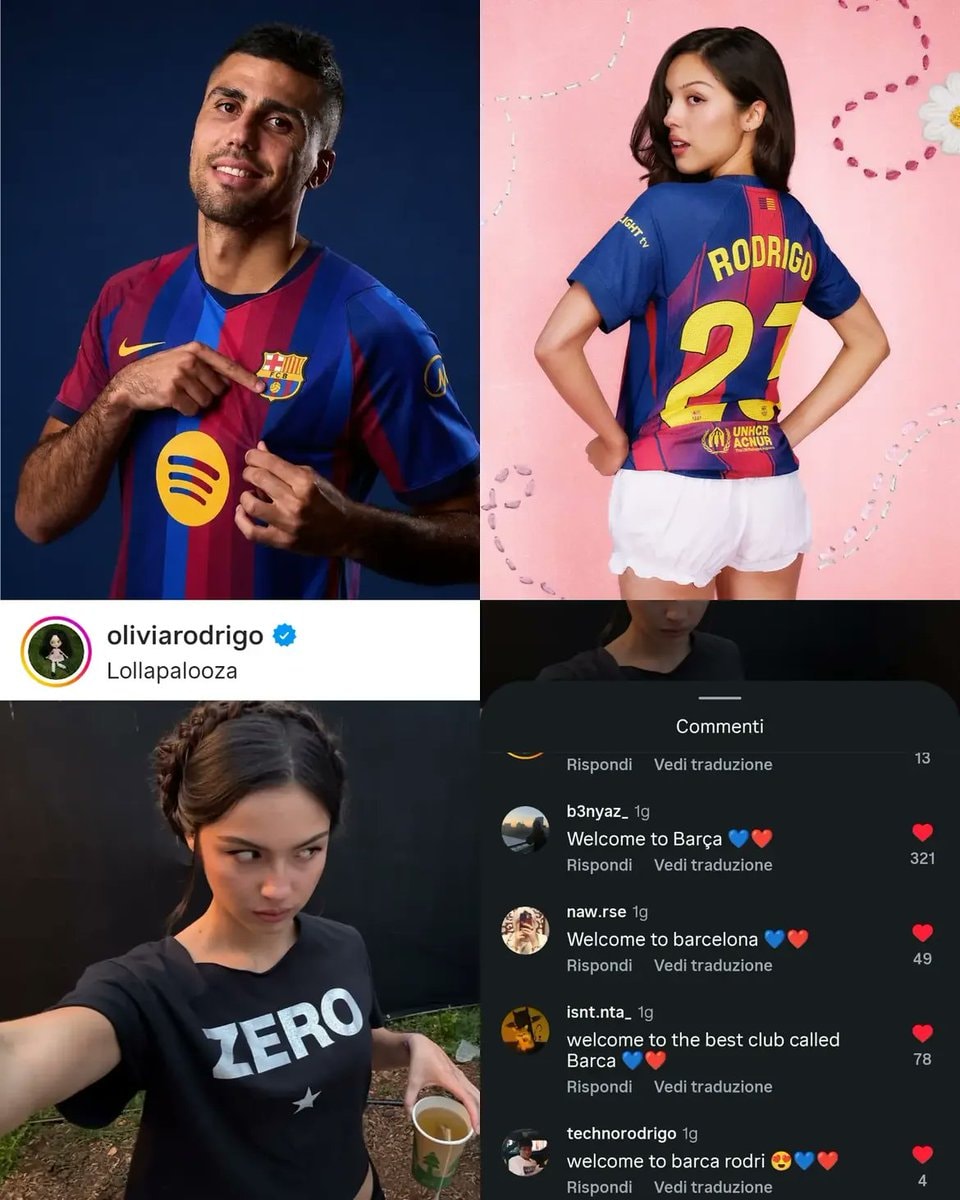 Barca fans visit Olivia Rodrigo page