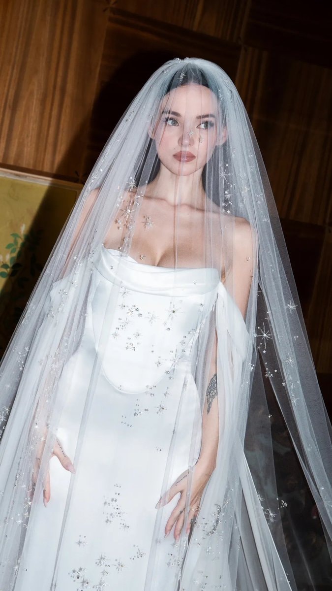 Dove Cameron wedding photo in Vogue
