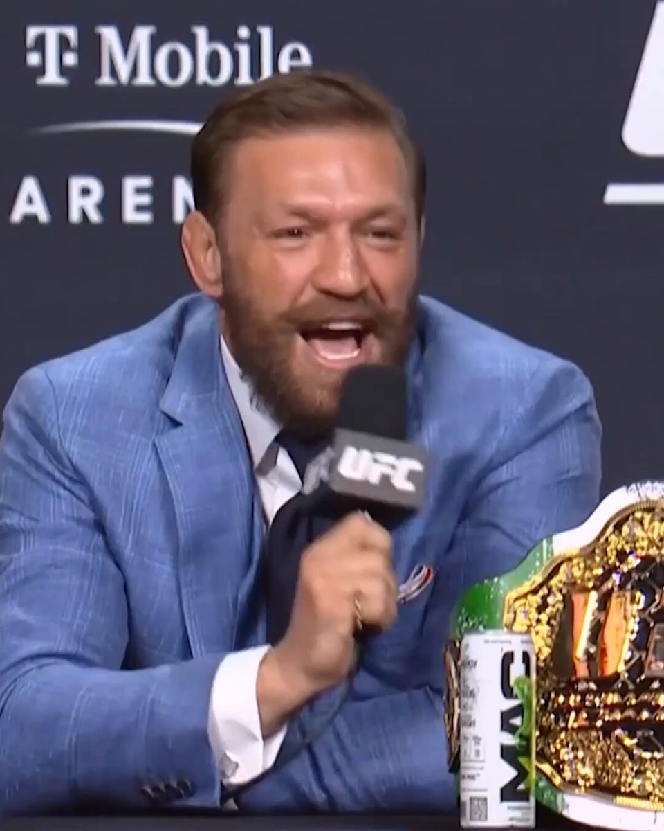 Conor McGregor presser at T-Mobile Arena