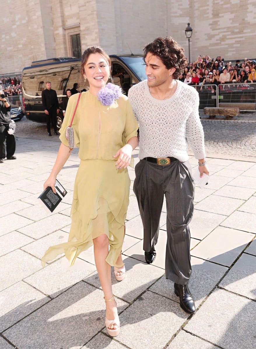 Mika Abdalla Josh Heuston Valentino Show Paris (photo 2 of 2)