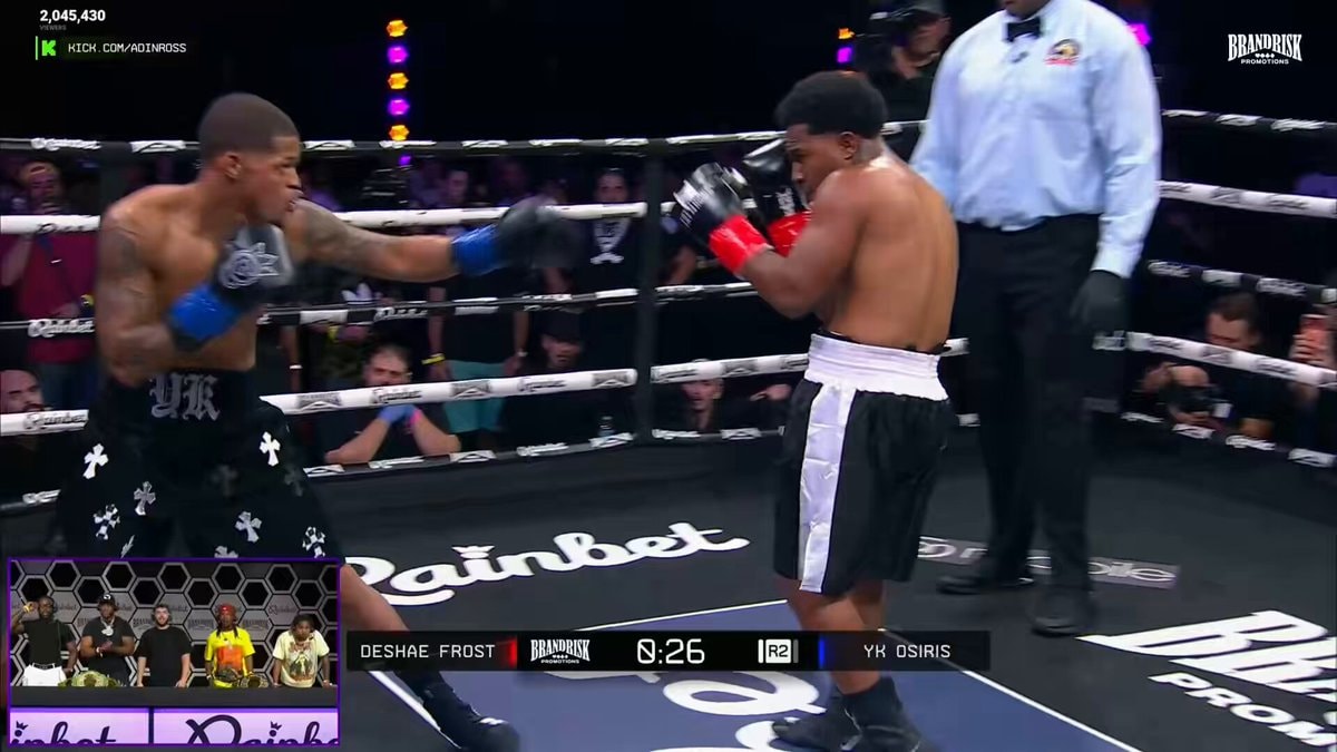 Deshae Frost vs Yk Osiris Brand Risk