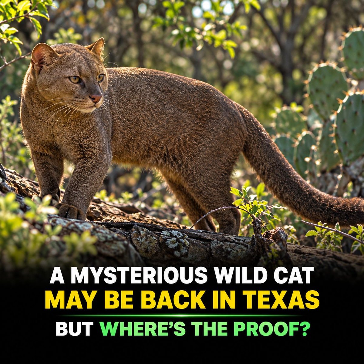 Jaguarundi sightings in Texas