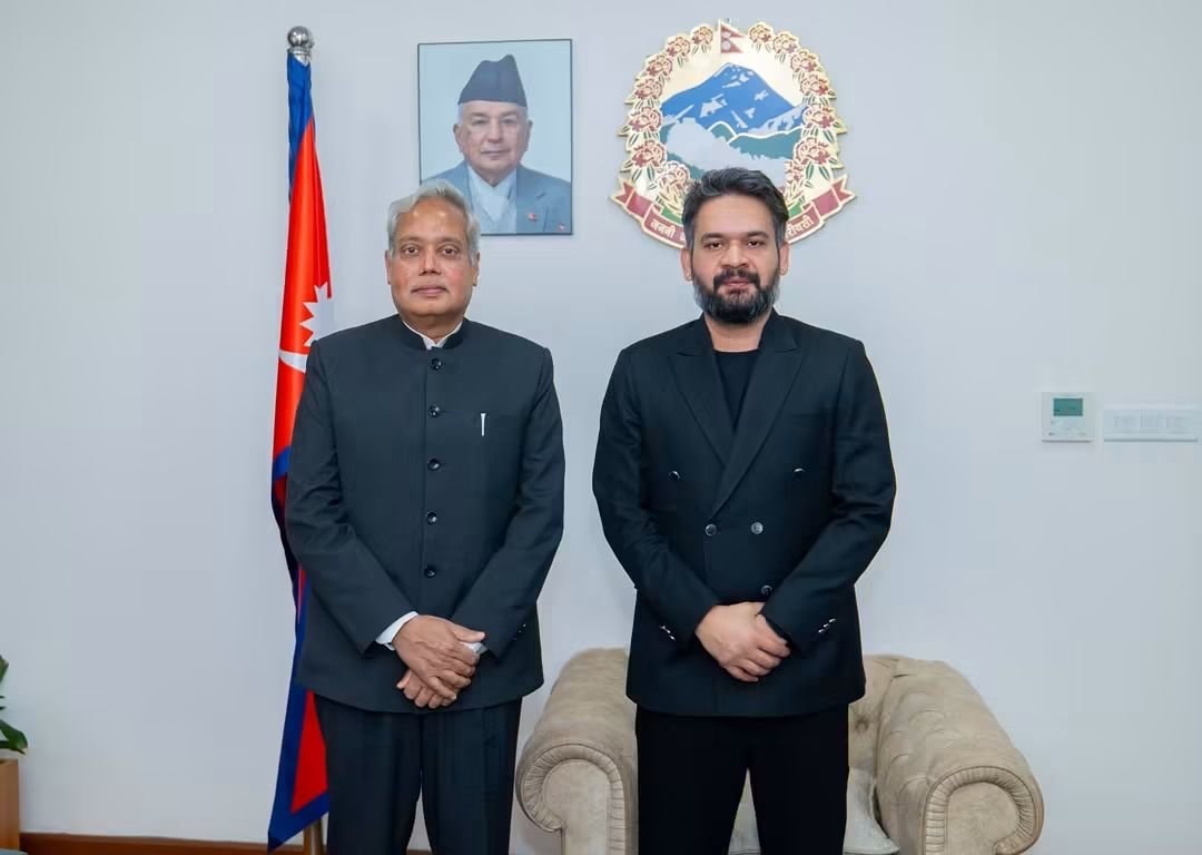 Balen Shah meets India's Ambassador