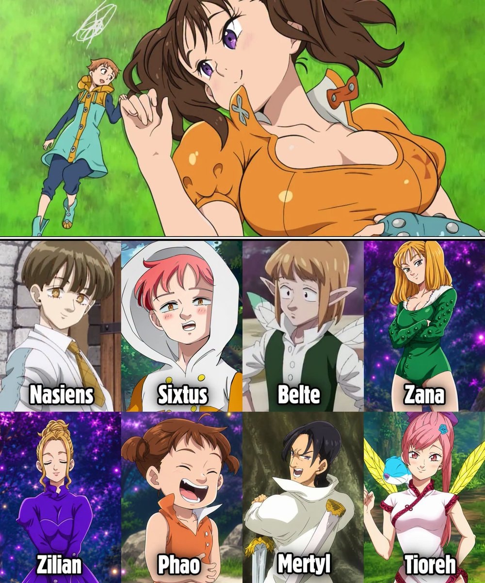 Seven Deadly Sins collage