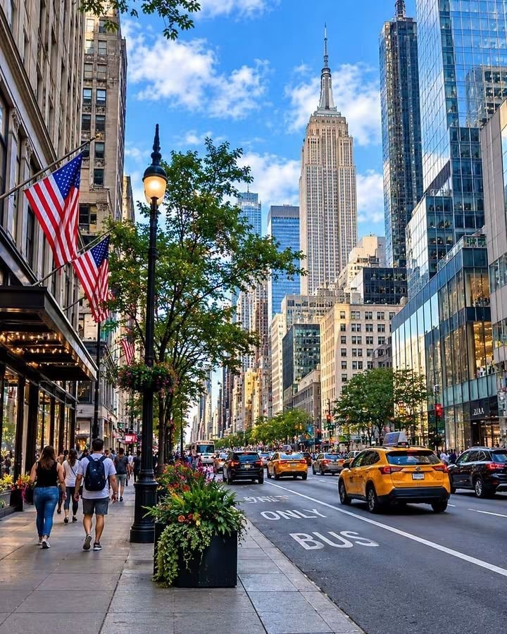 New York City street scene