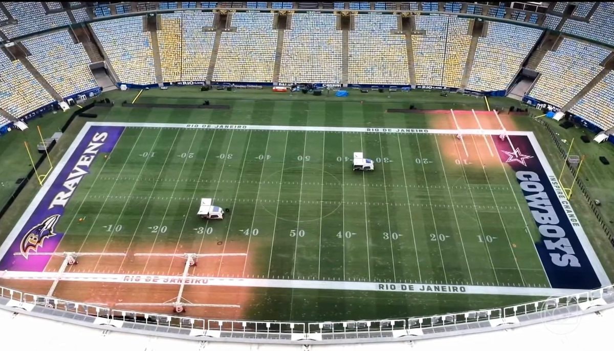 Maracanã stadium Ravens Cowboys Maracanã stadium Ravens Cowboys