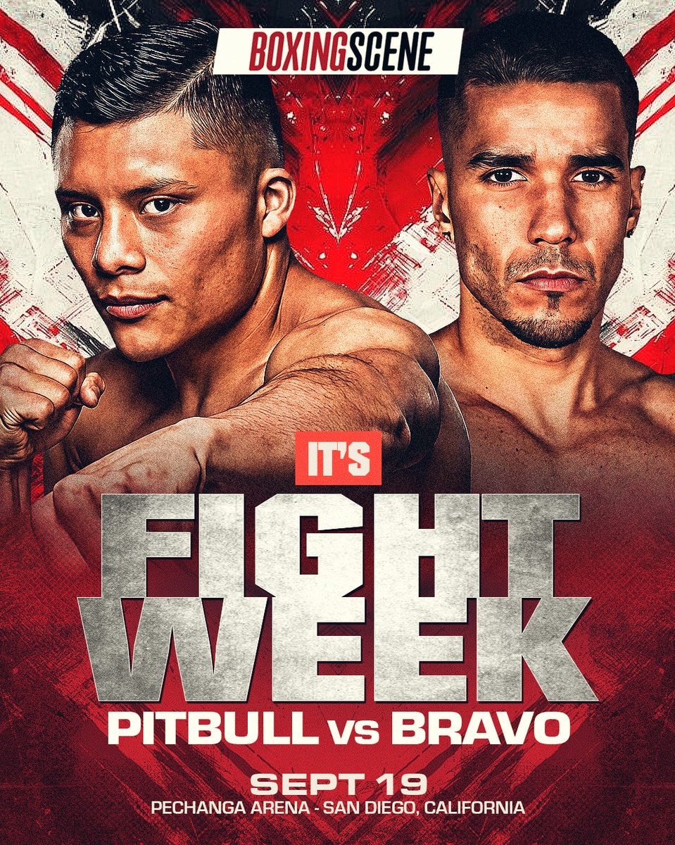 Isaac Cruz Nestor Bravo fight poster