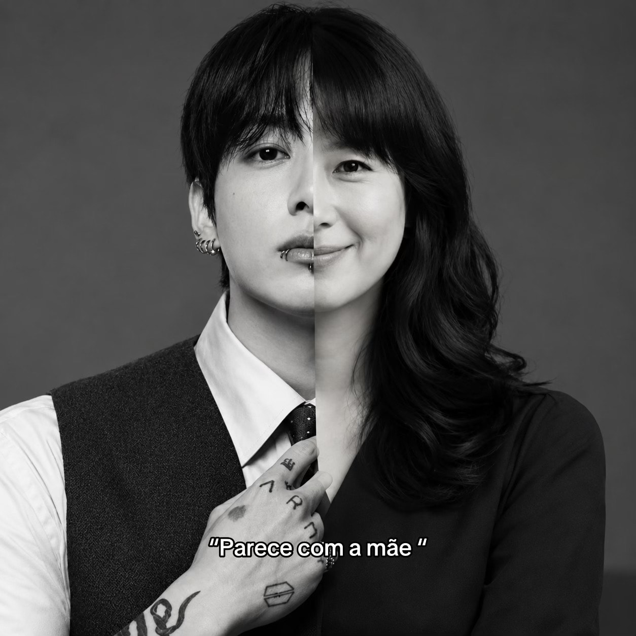 Jungkook split portrait edit