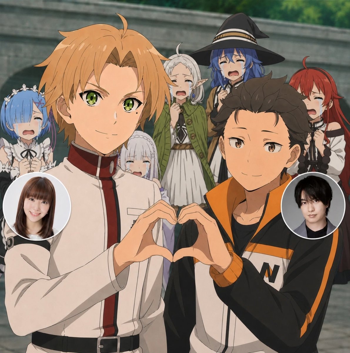 Rudeus Subaru voice actors married