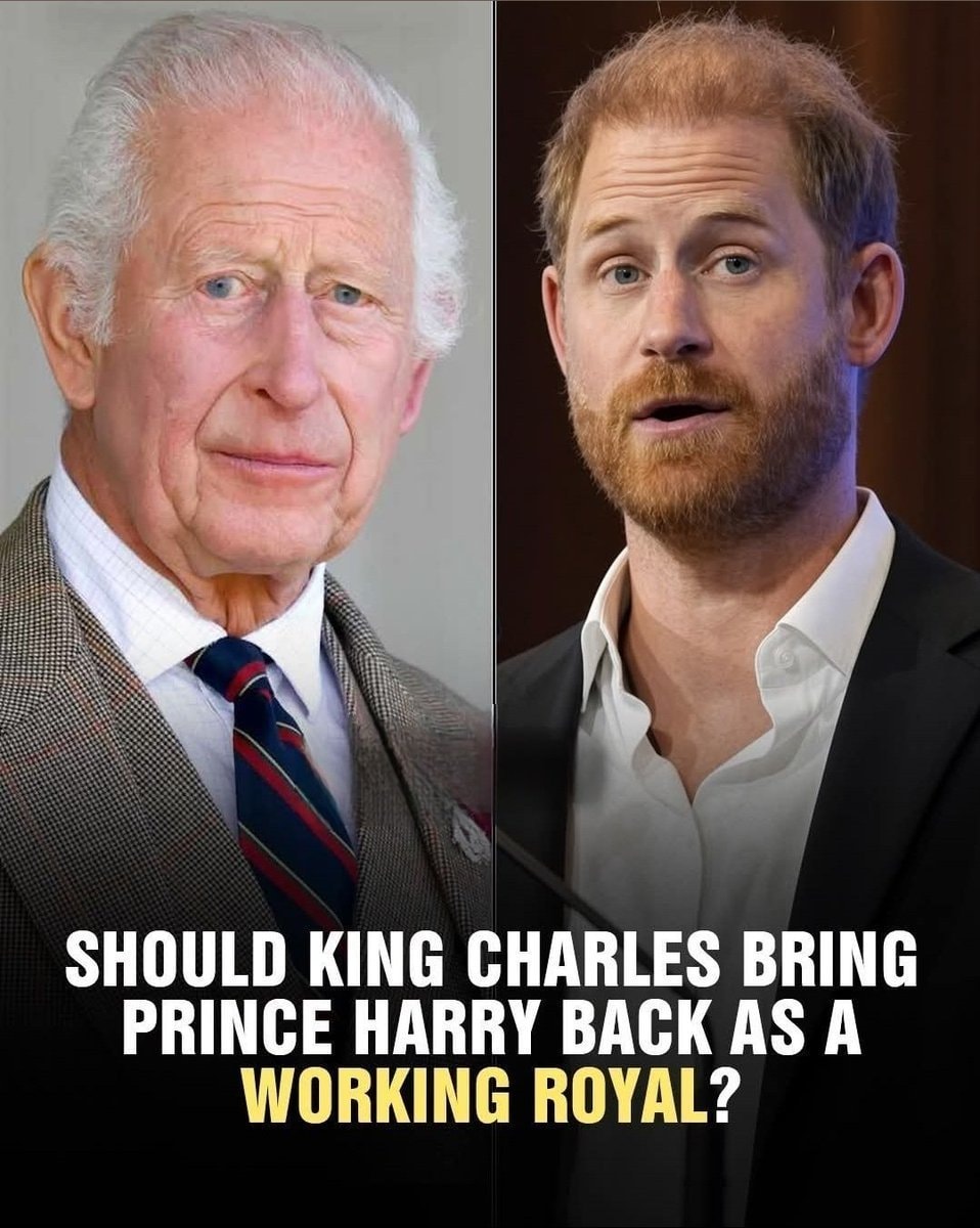 King Charles and Prince Harry poll