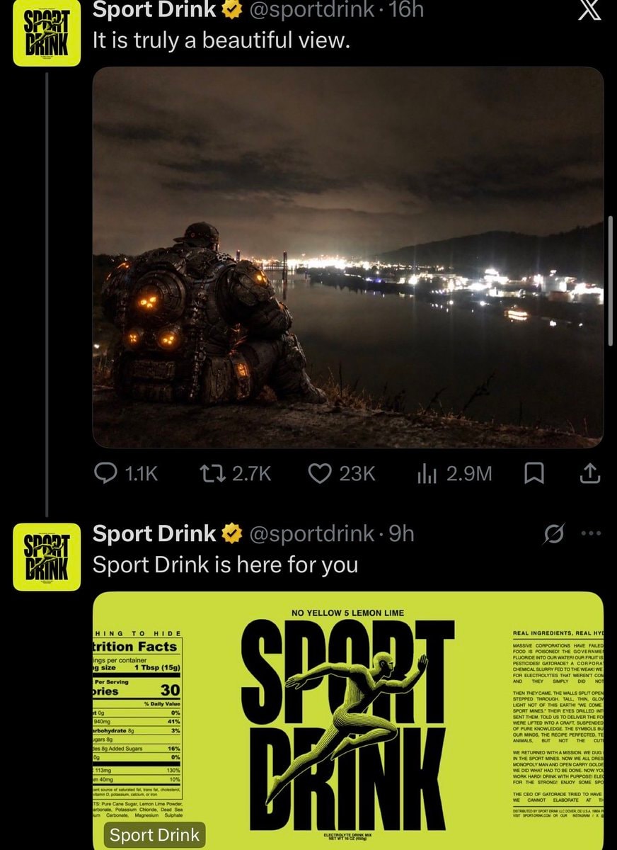 Sport Drink marketing controversy