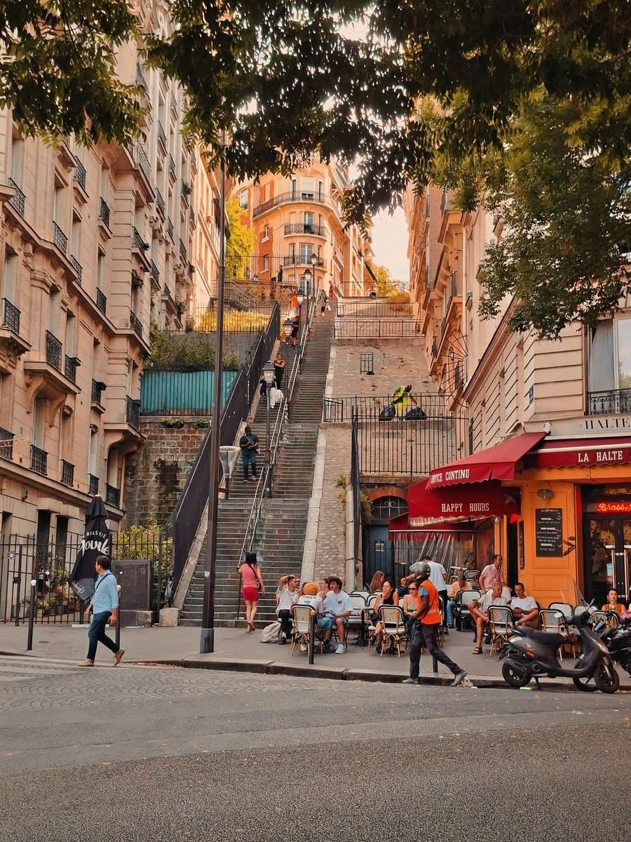 Montmartre Paris street scene