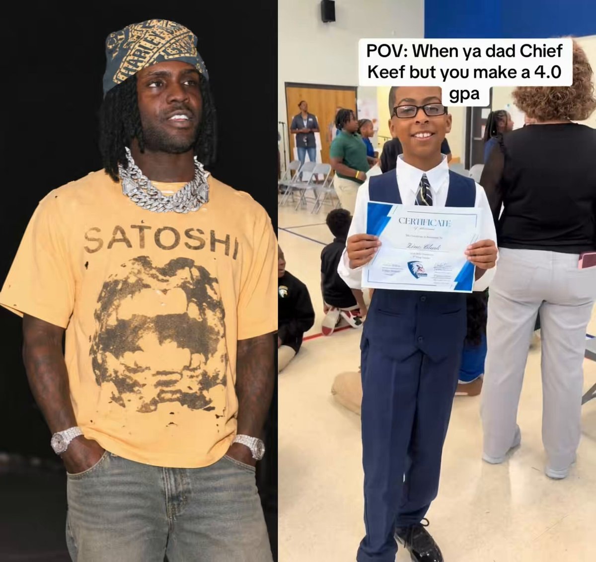 Chief Keef son 4.0 GPA