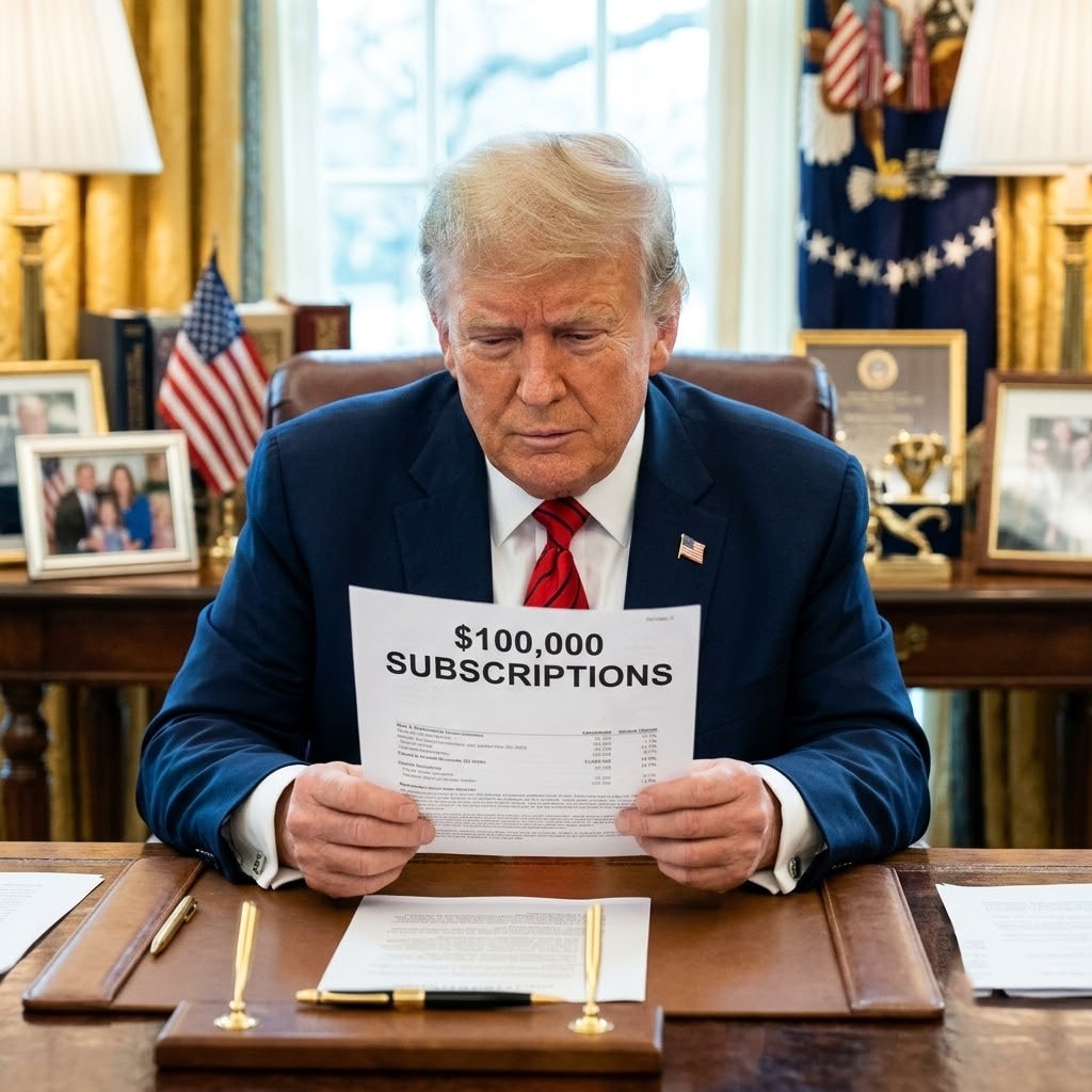 Trump $100,000 Truth Social subscription