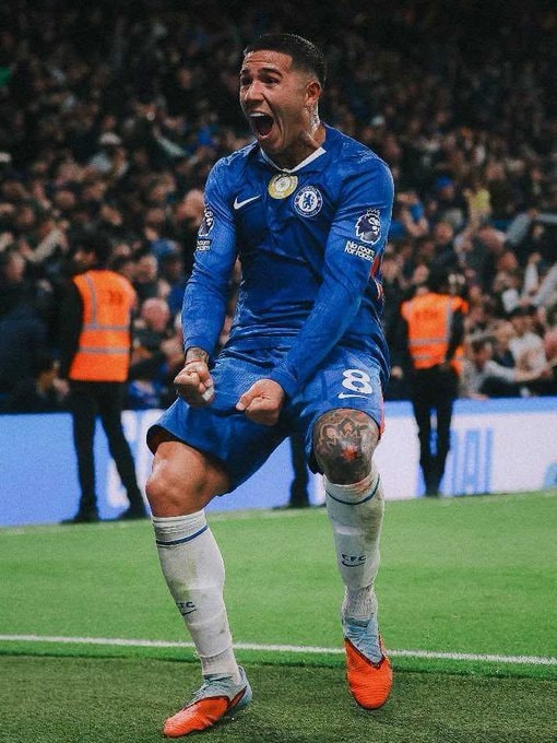 Enzo Fernández Chelsea celebration