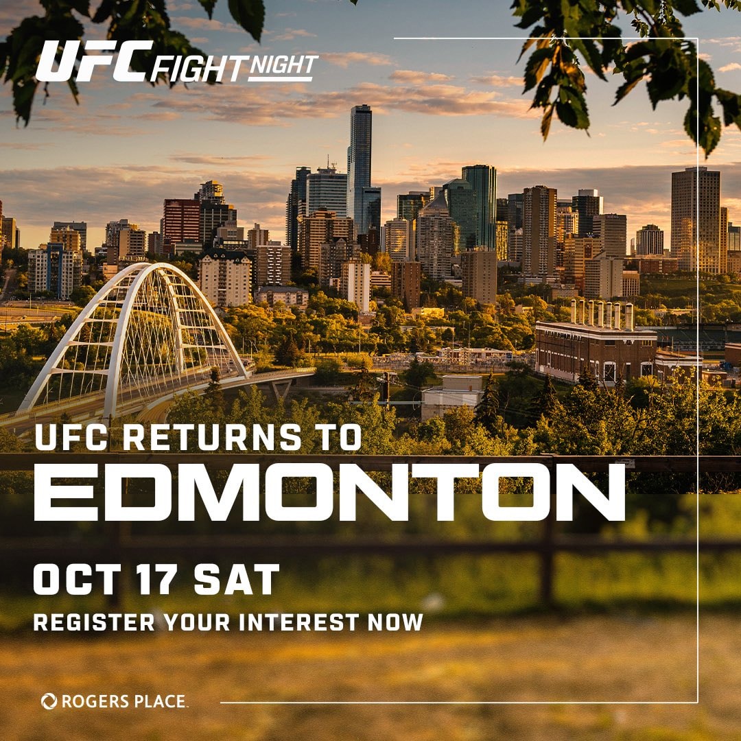 UFC Fight Night Edmonton October 17