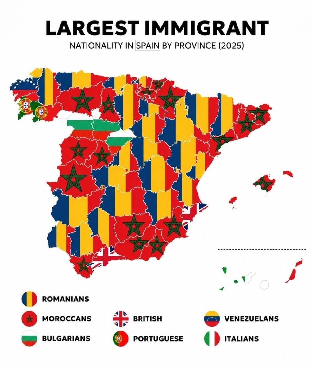 Largest Immigrant Nationality In Spain 2025