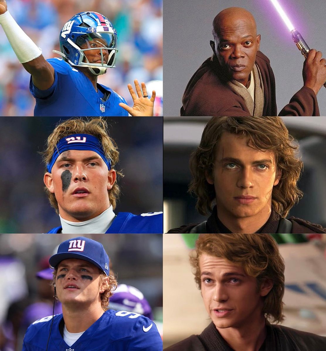 Giants QB room Star Wars theme